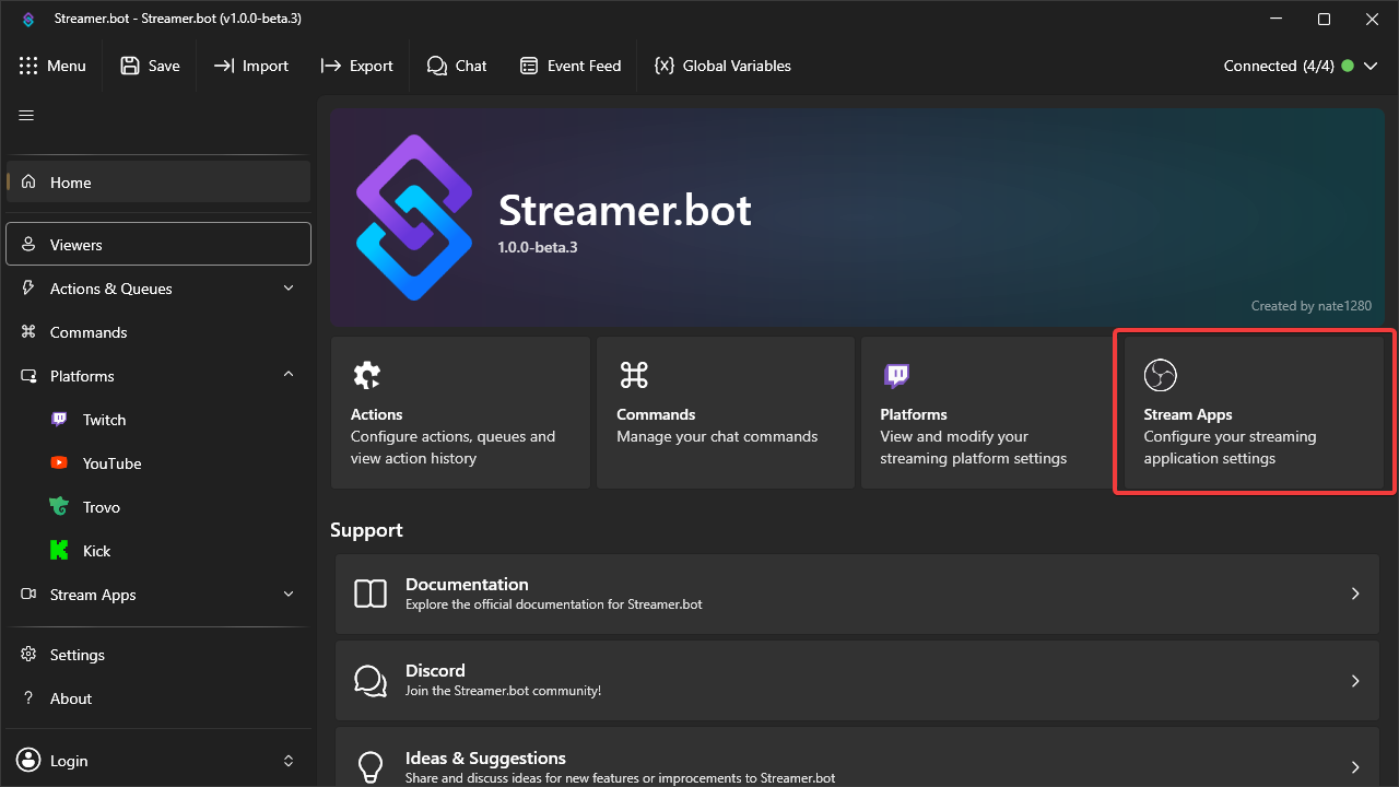 Stream-apps-homepage-streamer.bot