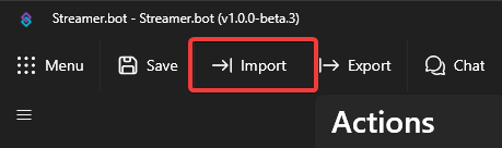 Streamer.bot Import