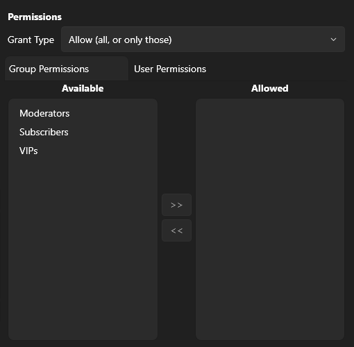 Streamer.bot Permission Type
