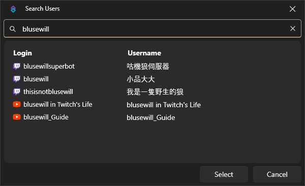 Search User Permission
